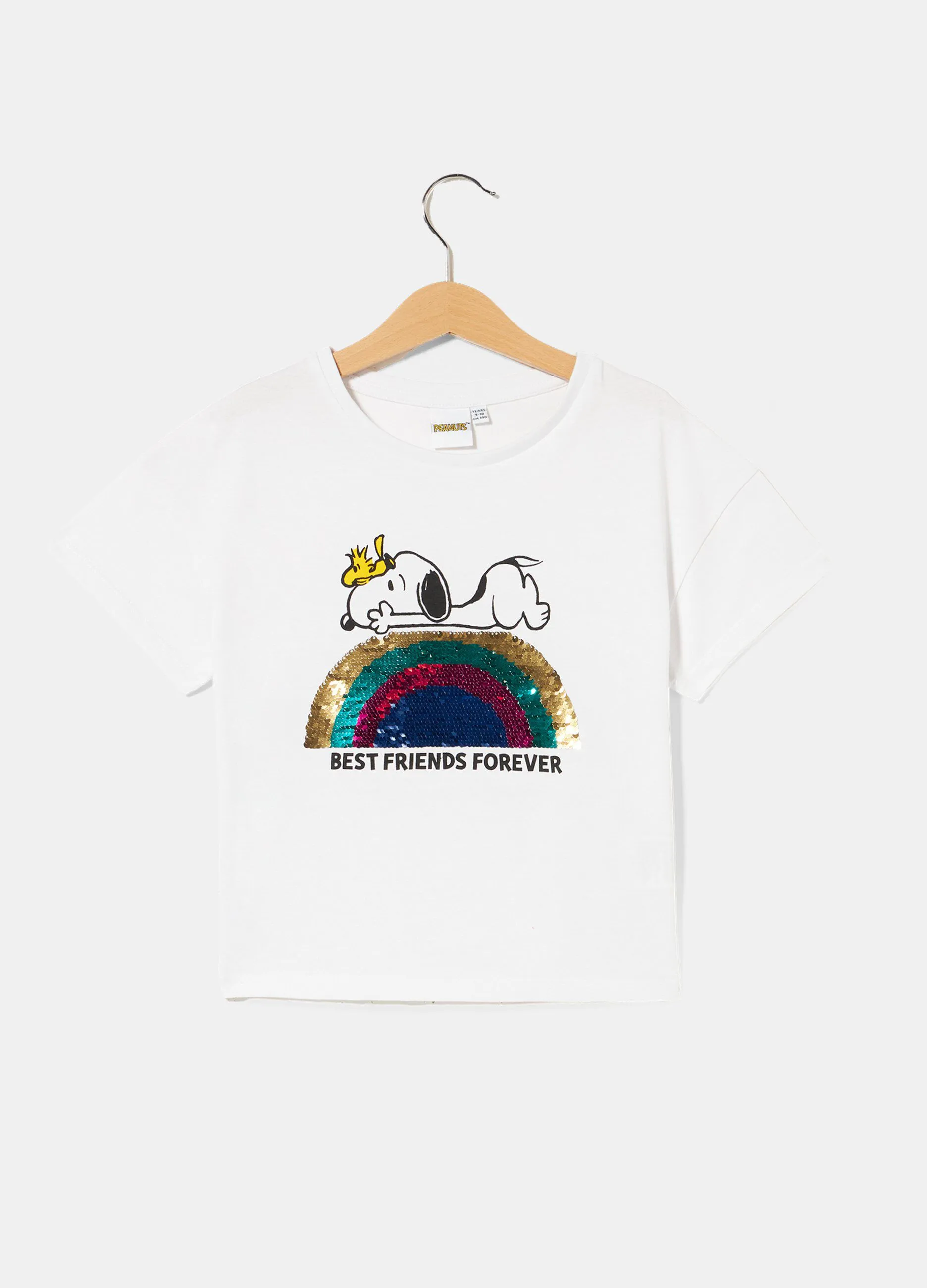 T-shirt in puro cotone Snoopy ragazza