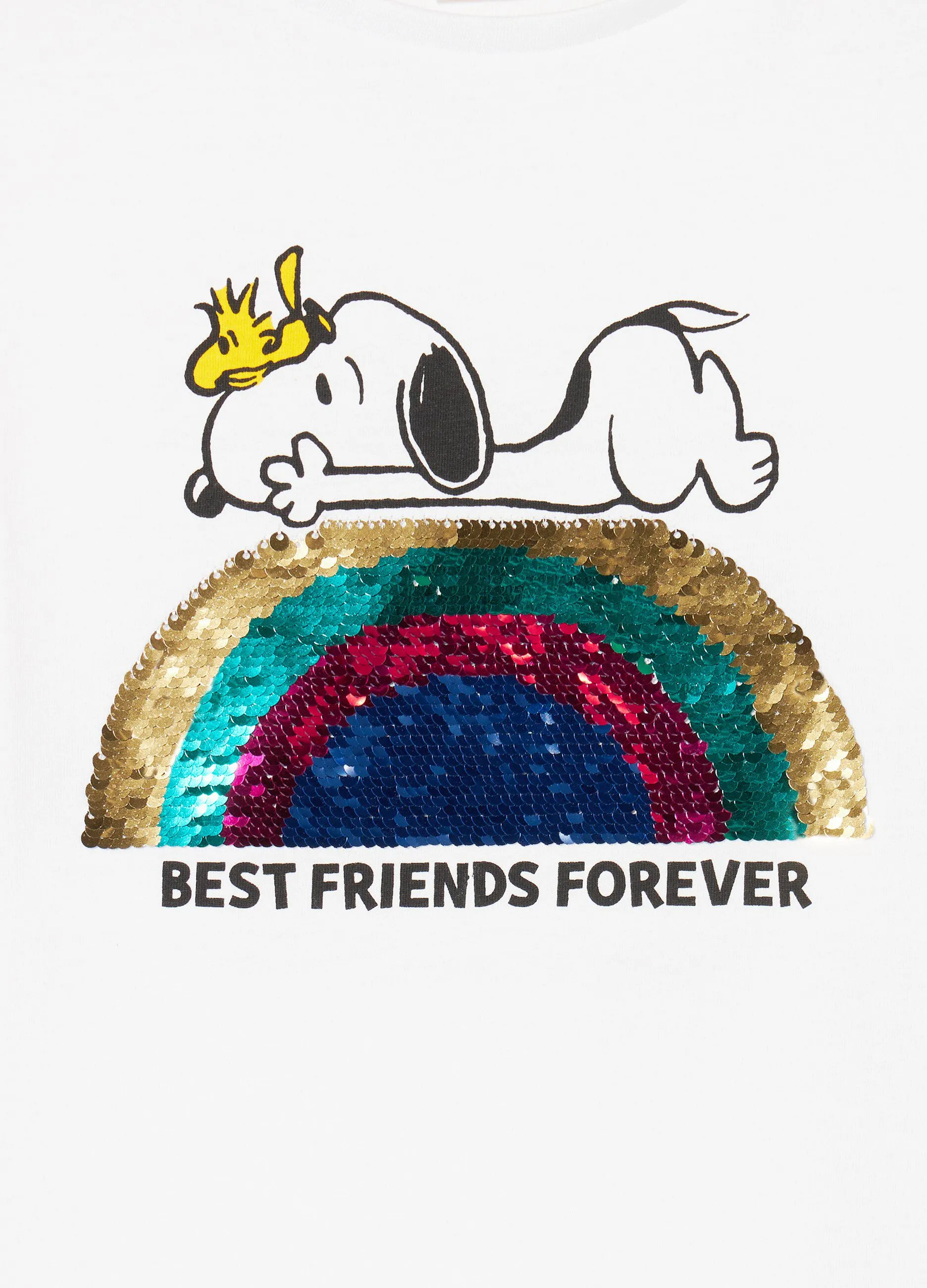 T-shirt in puro cotone Snoopy ragazza