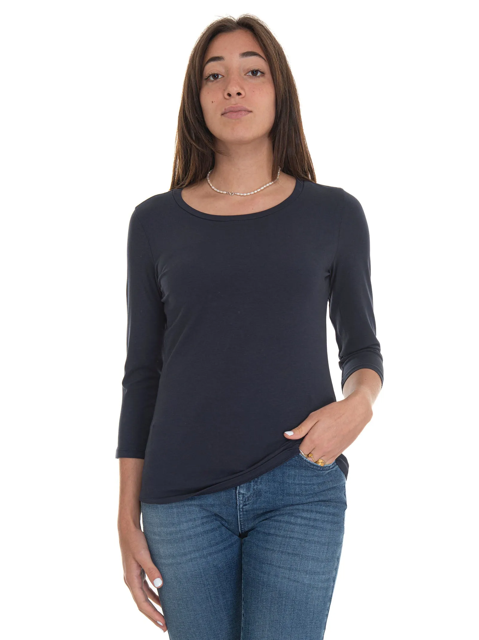 T-shirt Multia Blu Weekend Max Mara Donna
