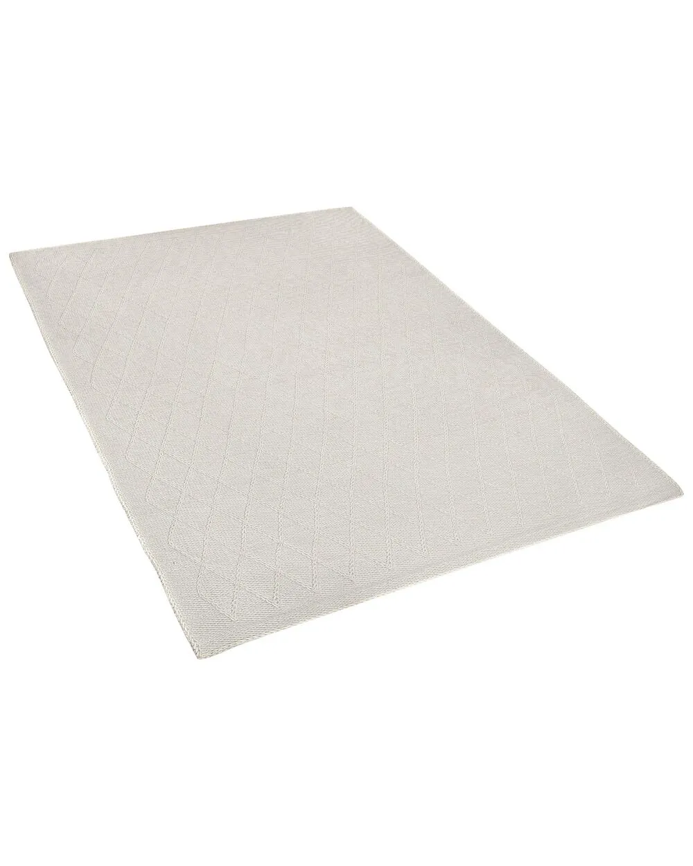 Tappeto decorativo bianco sporco 160 x 230 cm ERZIN