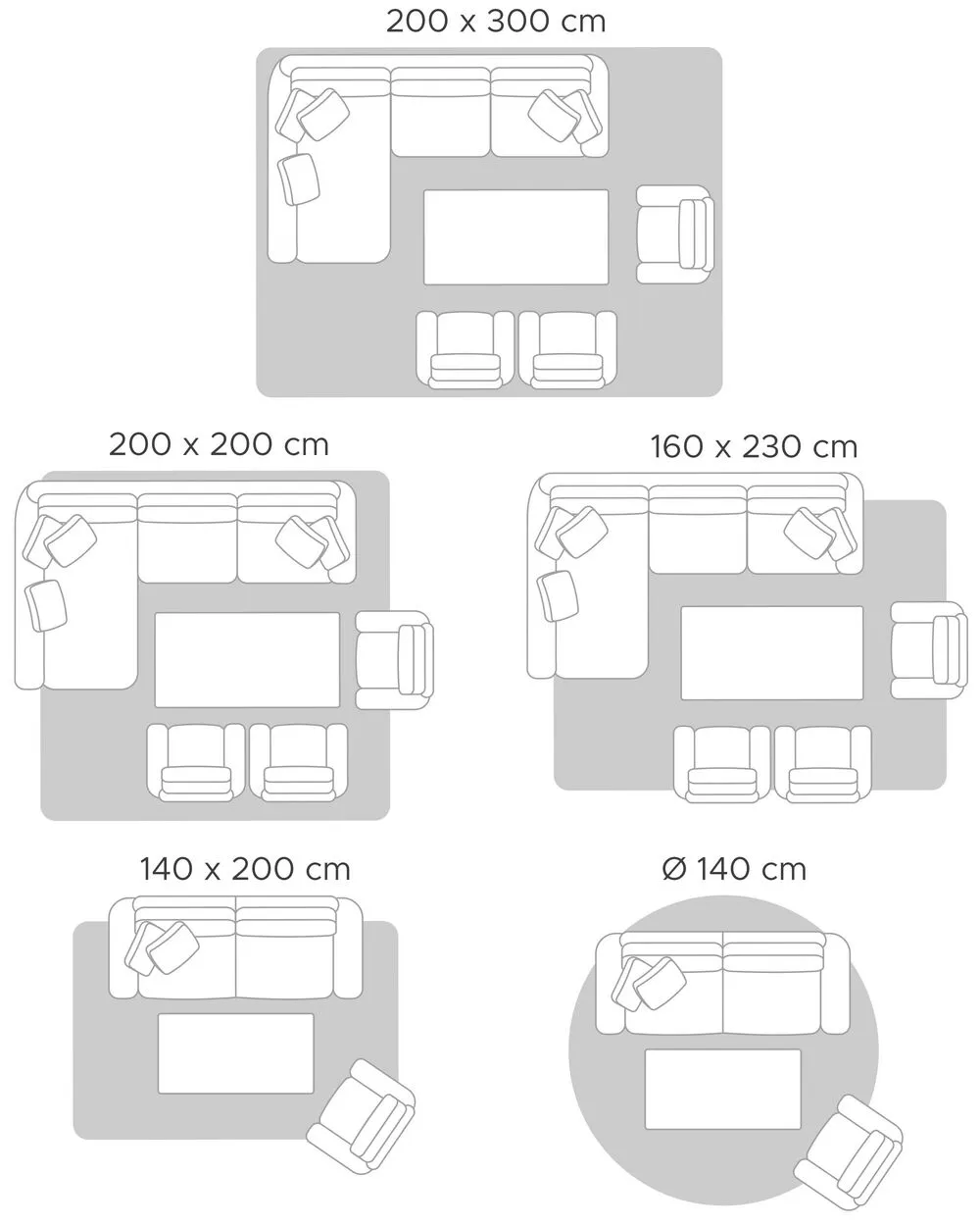 Tappeto decorativo bianco sporco 160 x 230 cm ERZIN