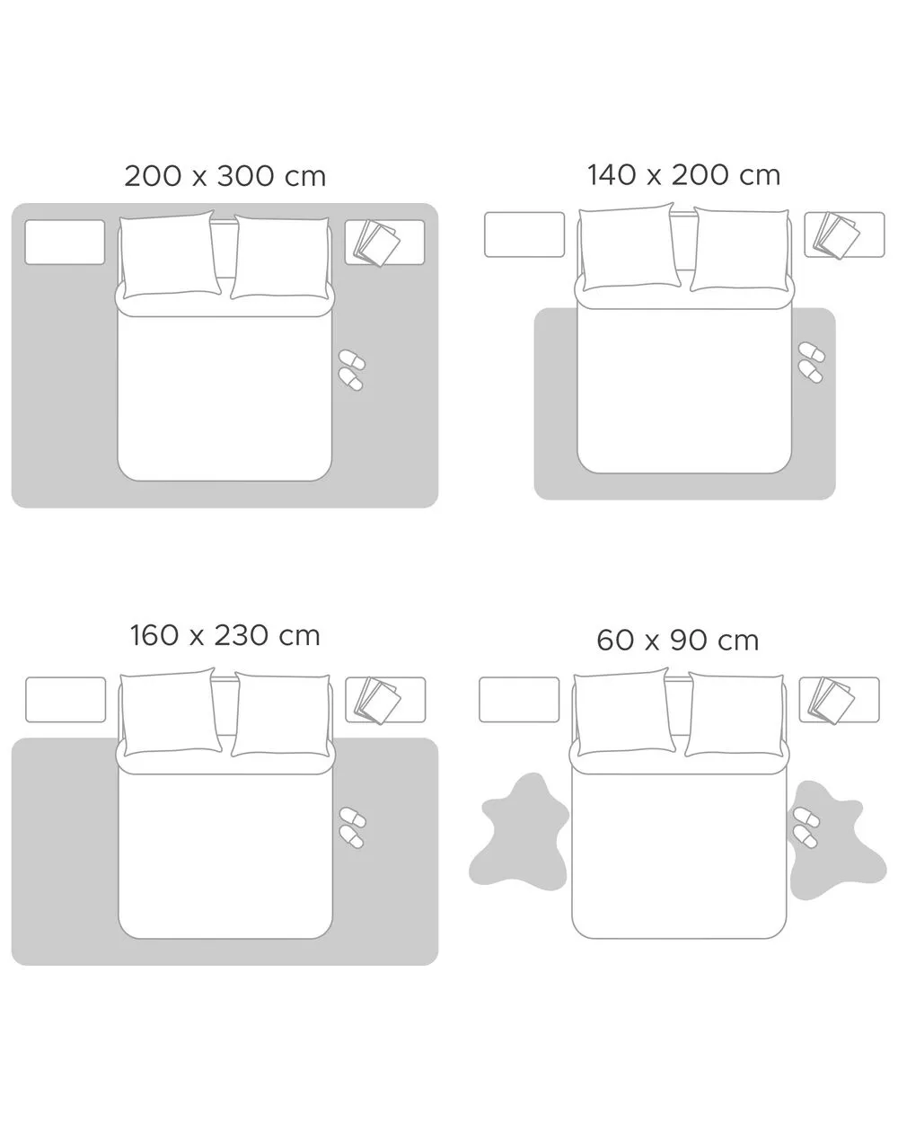 Tappeto decorativo bianco sporco 160 x 230 cm ERZIN
