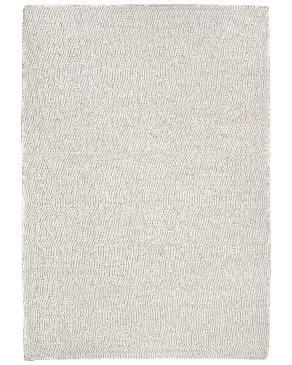 Tappeto decorativo bianco sporco 160 x 230 cm ERZIN