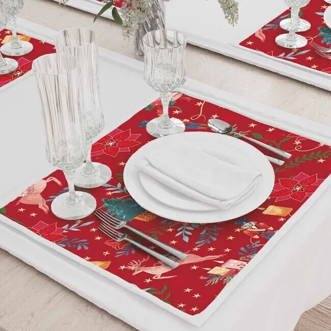Tessuto popeline di cotone Xmas Home Deco - Katia