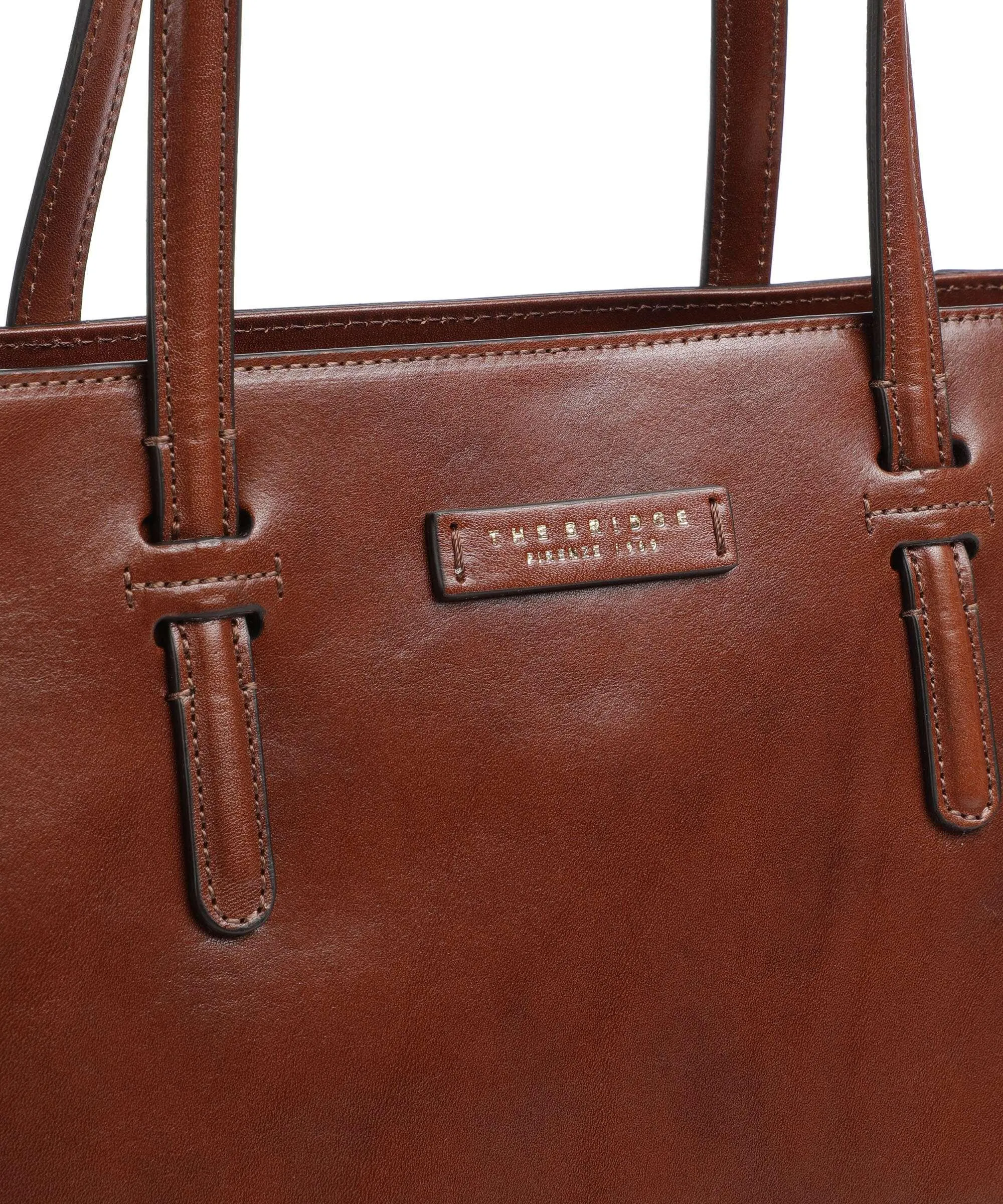  The Bridge Diana Borsa shopper pelle di vacchetta finemente grana marrone  