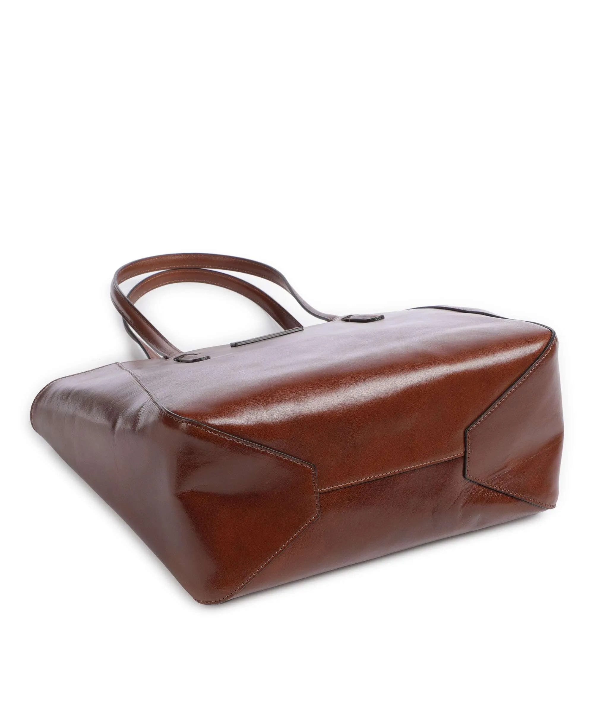  The Bridge Diana Borsa shopper pelle di vacchetta finemente grana marrone  