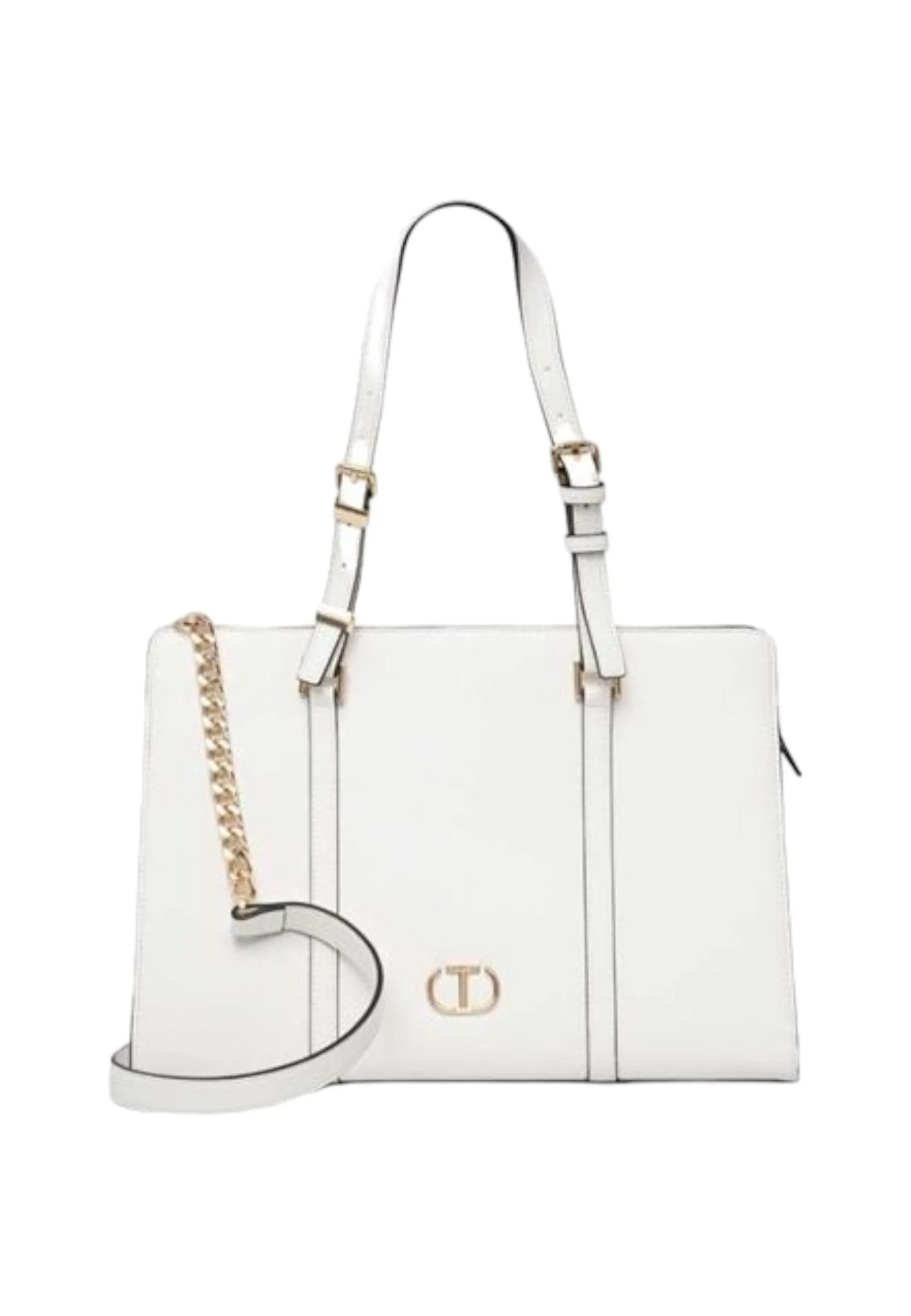 TWINSET Borsa Tote Donna Neve Bianco 241TB7060