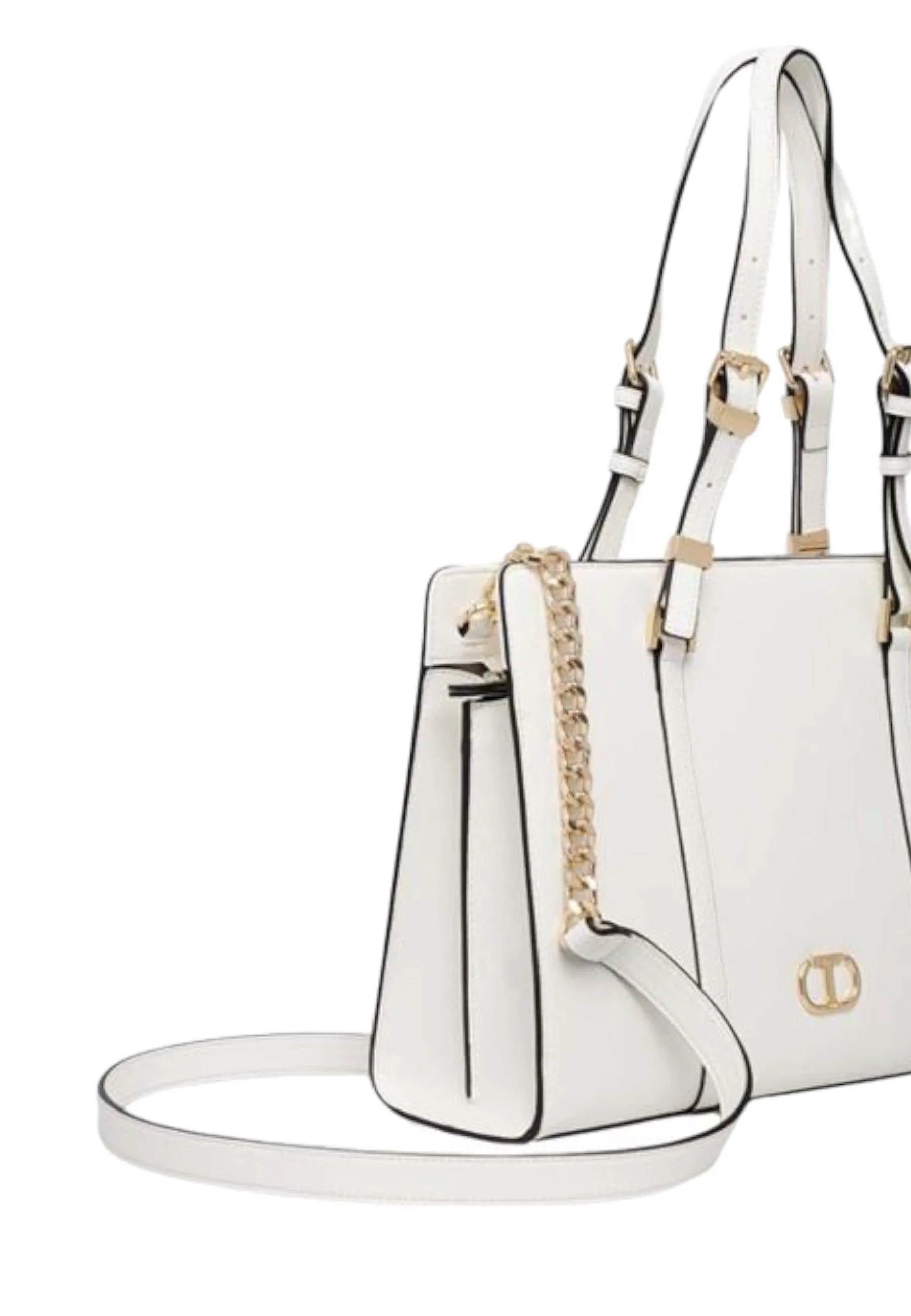 TWINSET Borsa Tote Donna Neve Bianco 241TB7060