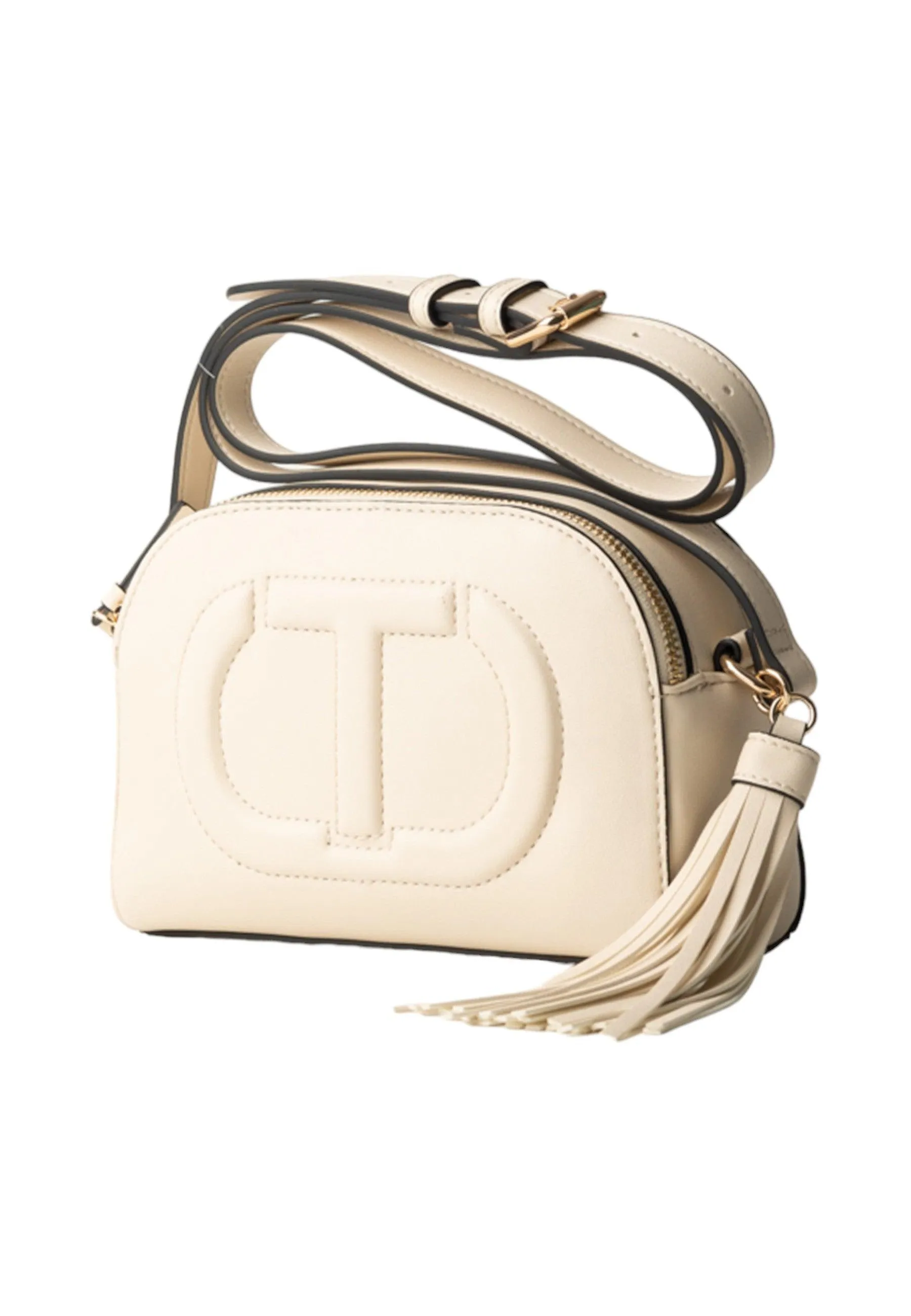 TWINSET Borsa Tracolla Donna Parchment Beige 241TB8024