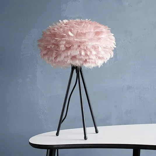 UMAGE Eos mini da tavolo rosa treppiede nero