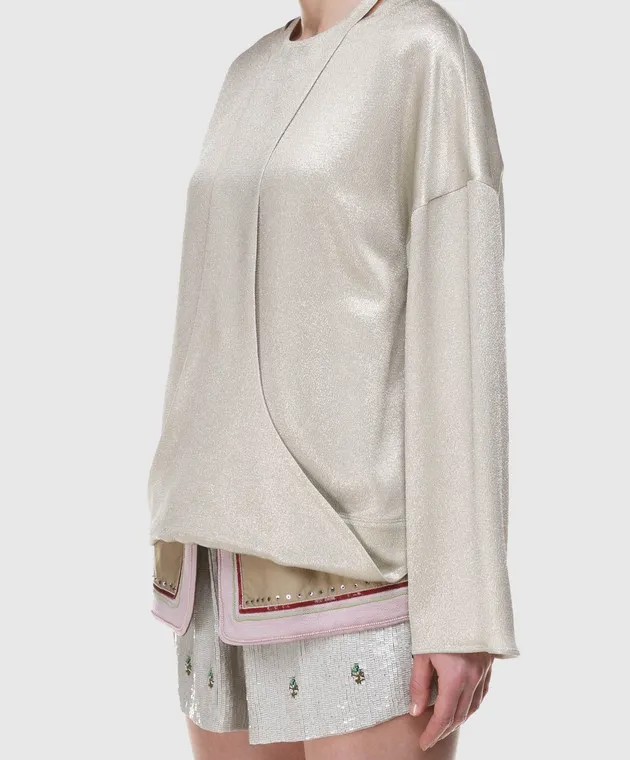 Valentino Camicetta argento PB0AE2R53VF