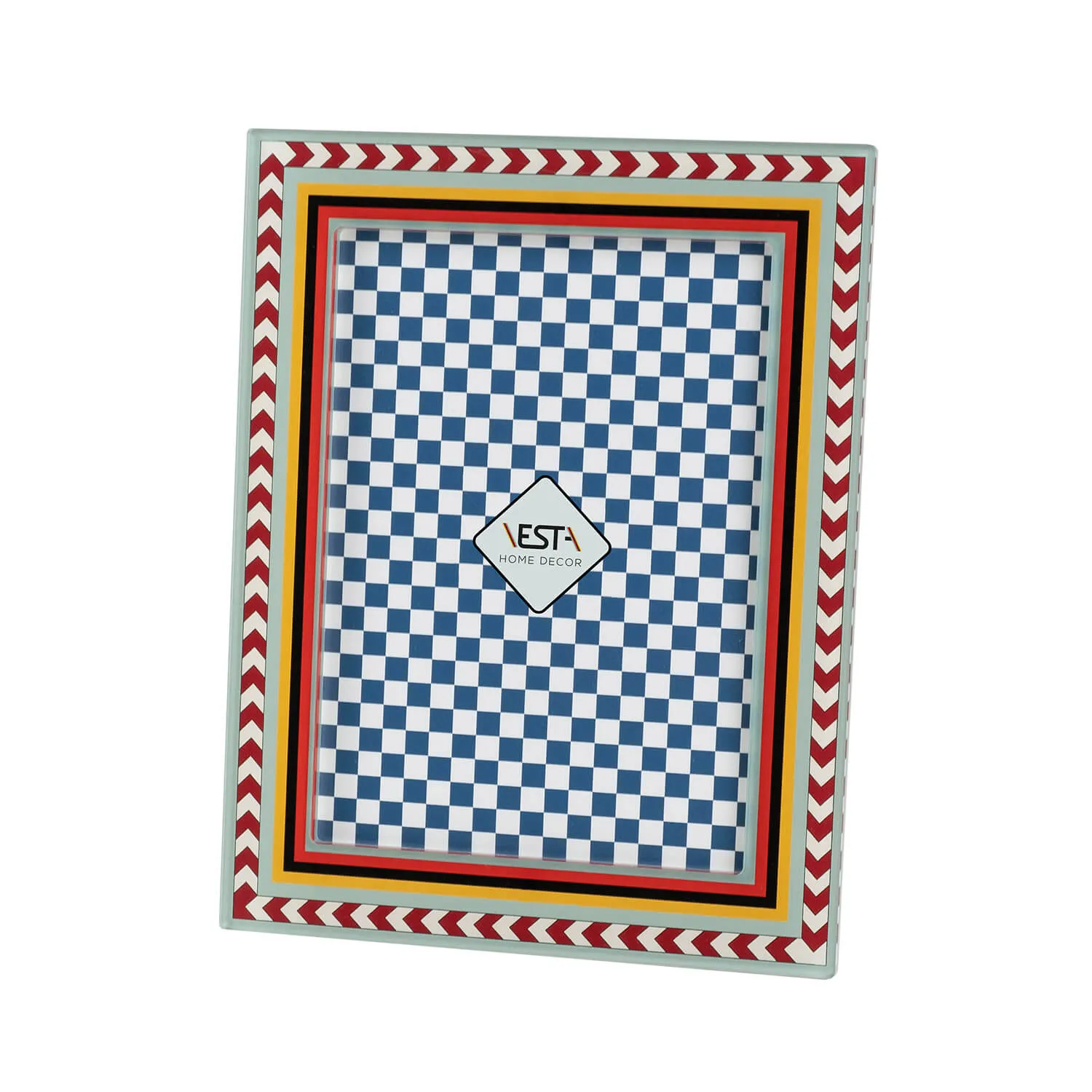 Vesta  Portafoto con cornice in plexiglass dal design moderno con decoro Rainbow Decor - 13x18