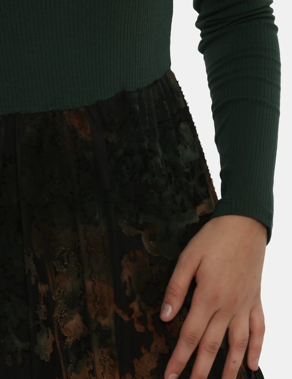 Vestito Desigual lungo verde