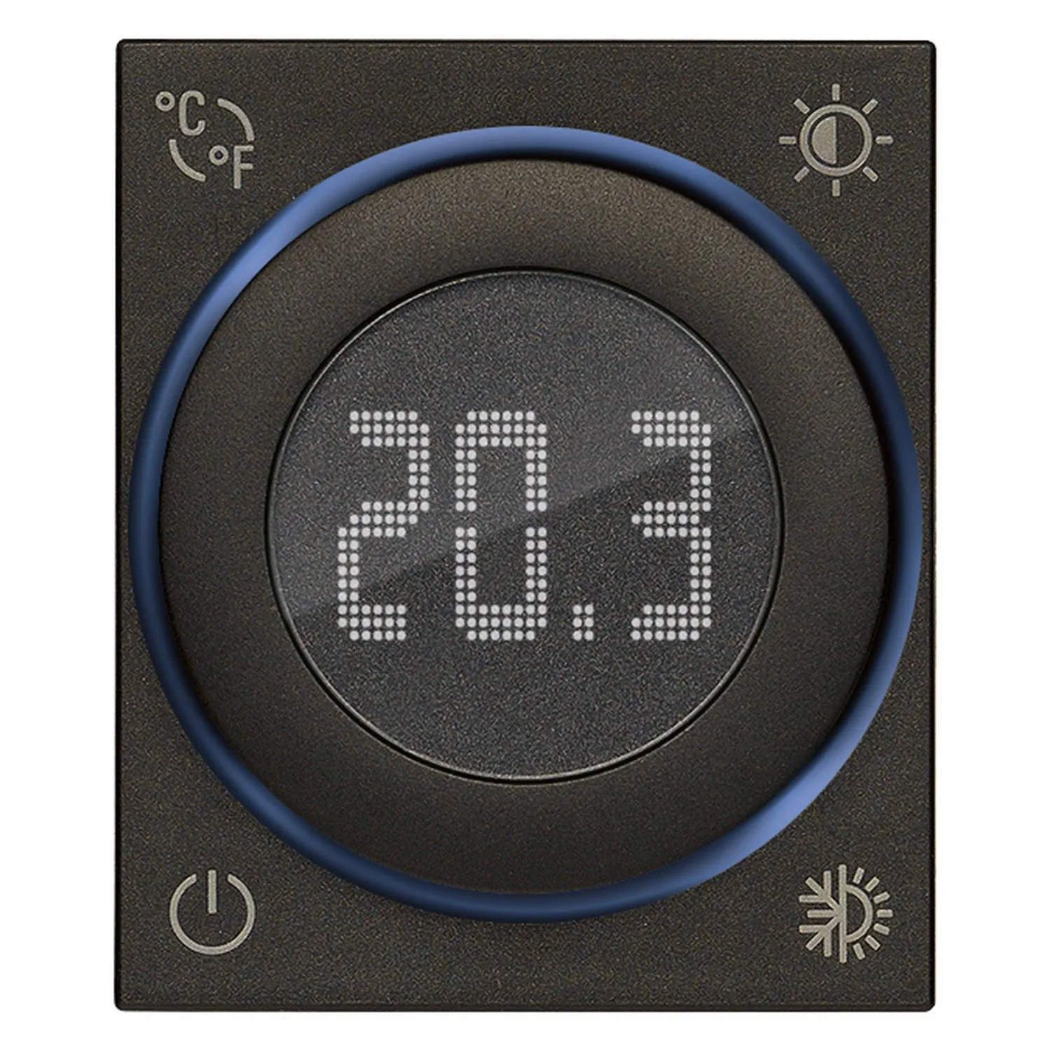 Vimar termostato a rotella IoT 2M nero