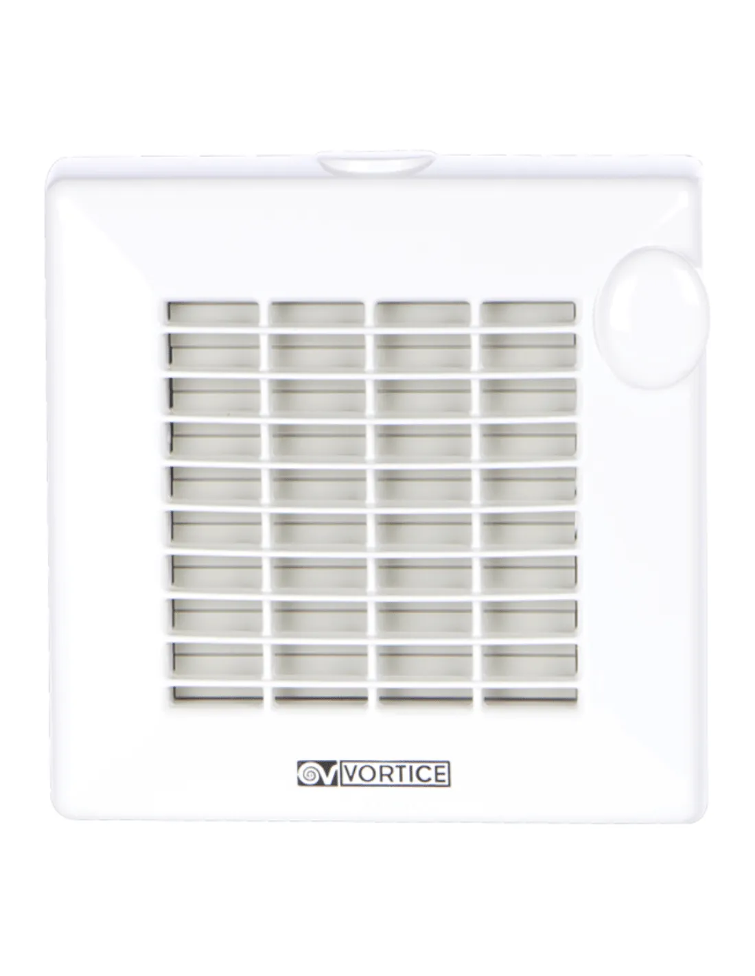 Vortice 11421 Aspiratore Elicoidale 150 mm da muro, 335 m3/h, Bianco, Apertura e chiusura alette automatica, MADE IN ITALY