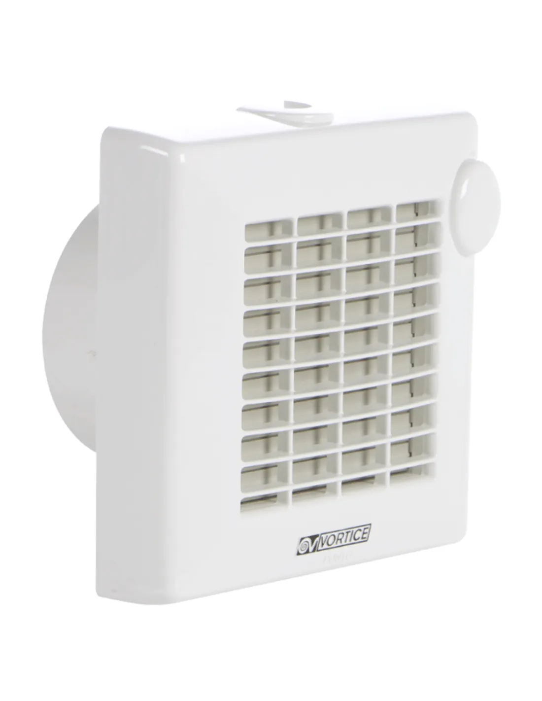 Vortice 11421 Aspiratore Elicoidale 150 mm da muro, 335 m3/h, Bianco, Apertura e chiusura alette automatica, MADE IN ITALY